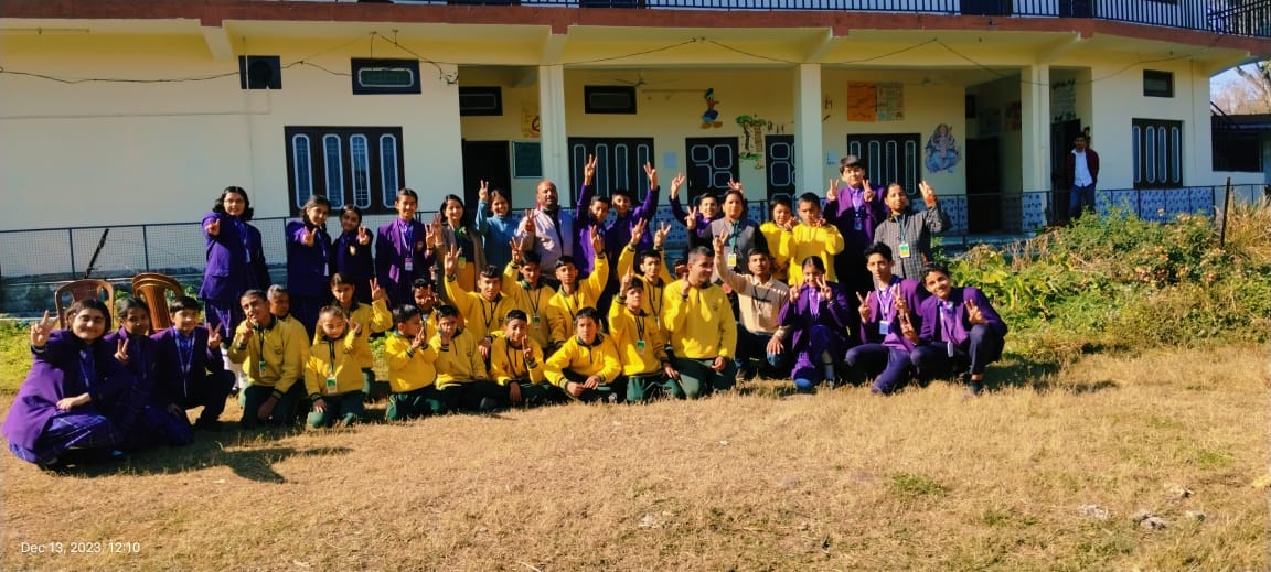 Disabled children danced with the children of Him Academy.