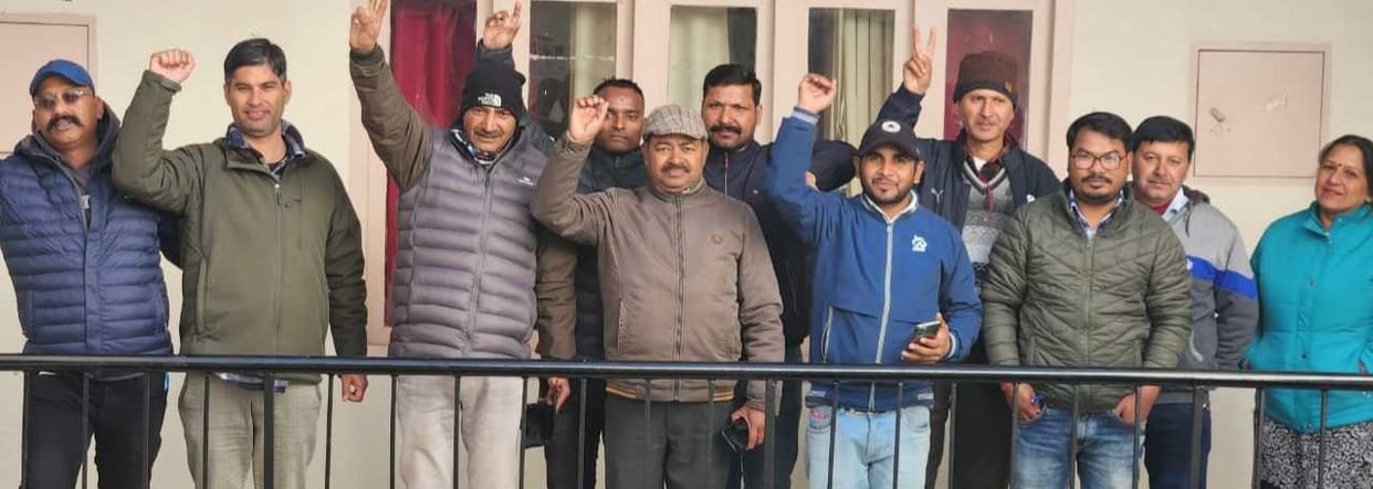 Employees celebrated victory instead of rally