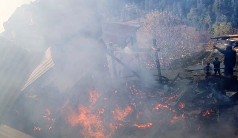 Is the displeasure of Gods and Goddesses behind the fire?