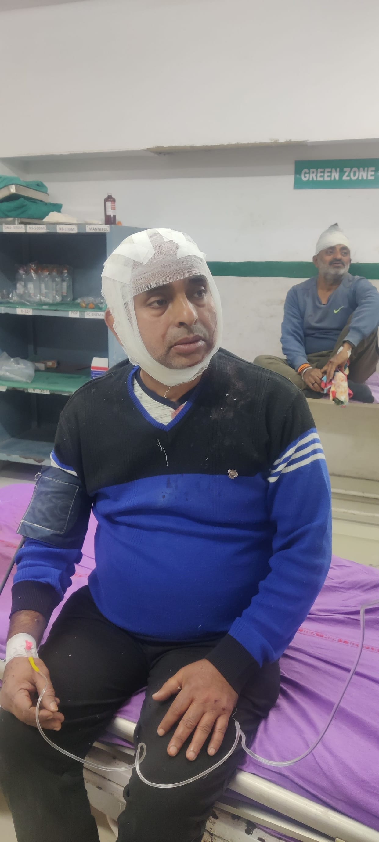 Attacked family members after entering the house over property dispute