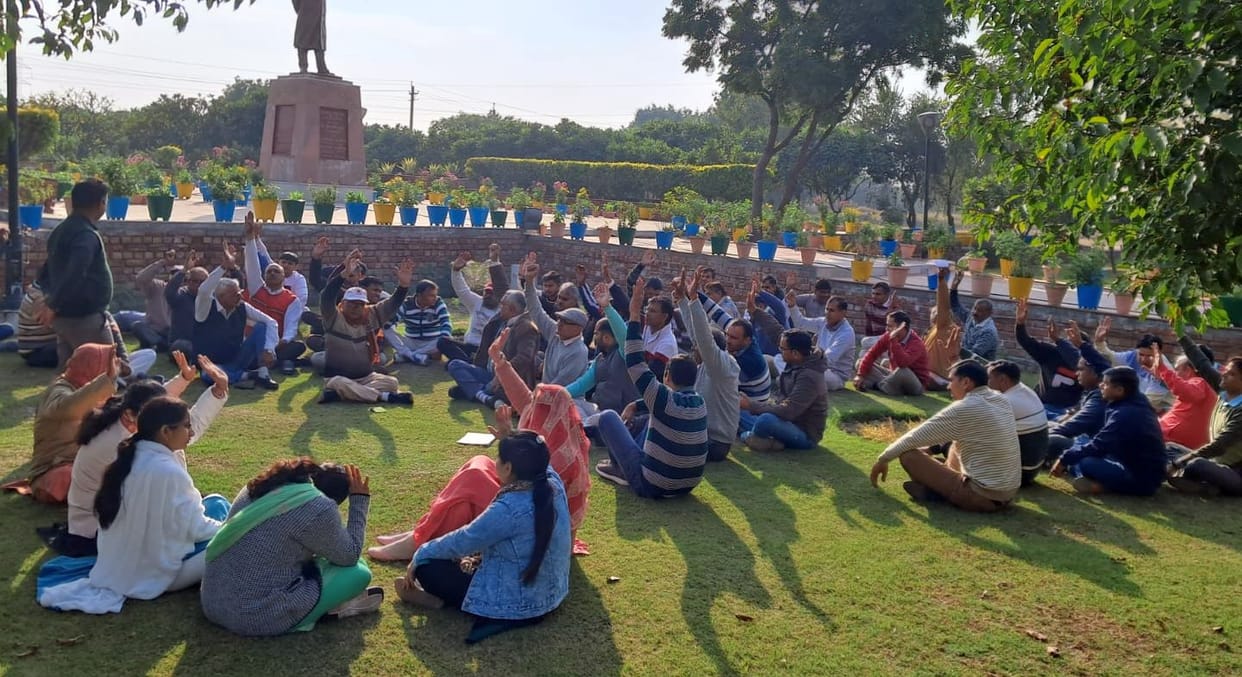 Demonstration against the Vice Chancellor's order