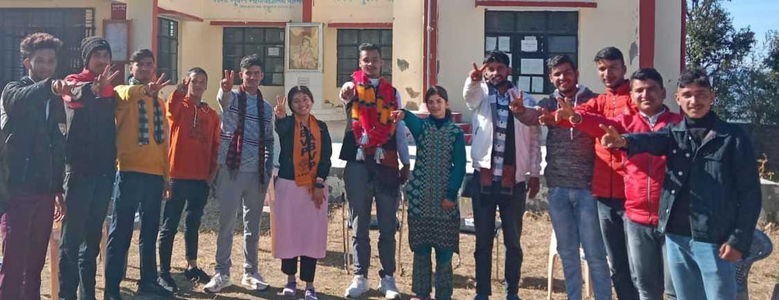 Students celebrated after getting approval for three subjects
