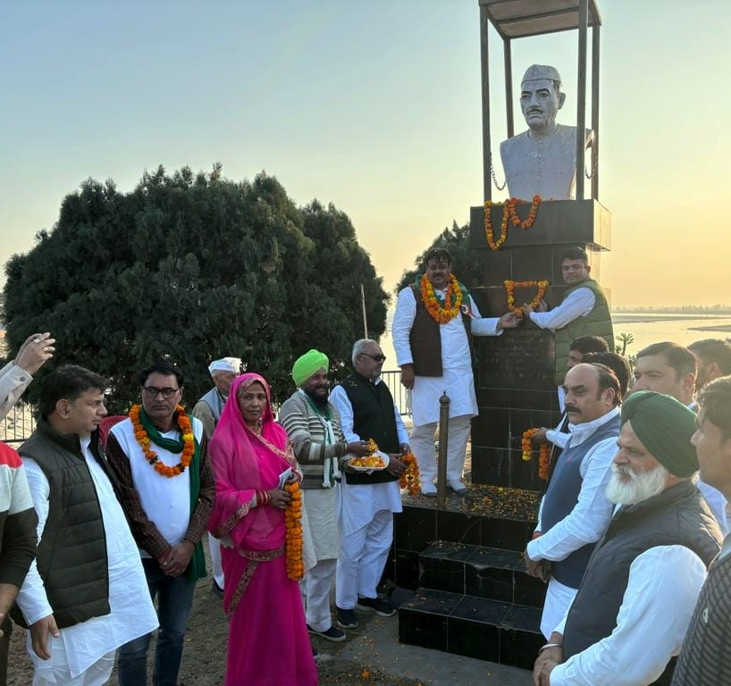 RLD's Sandesh Rath Yatra reached Bijnor, welcomed