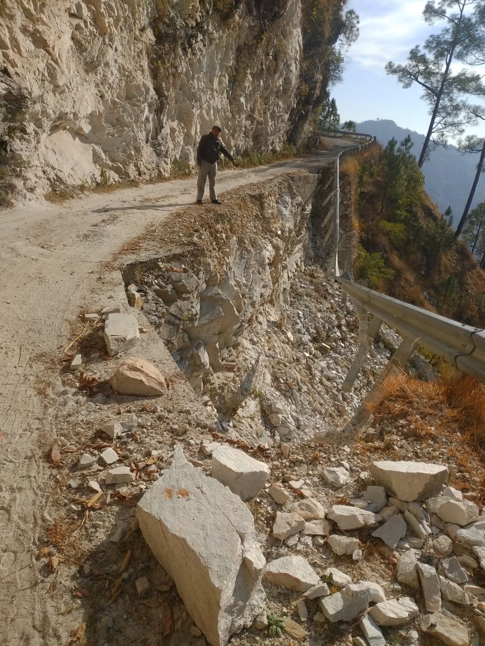 There is no improvement in Chamu Band and Dhurauli Kanda road built 29 years ago.