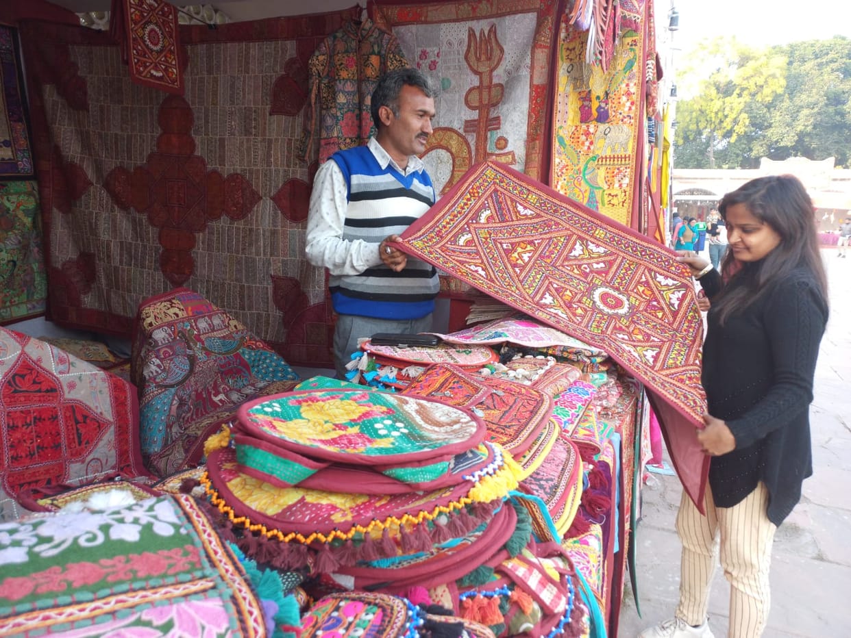 Meera herself fought the challenges and provided employment to 500 women through embroidery work.