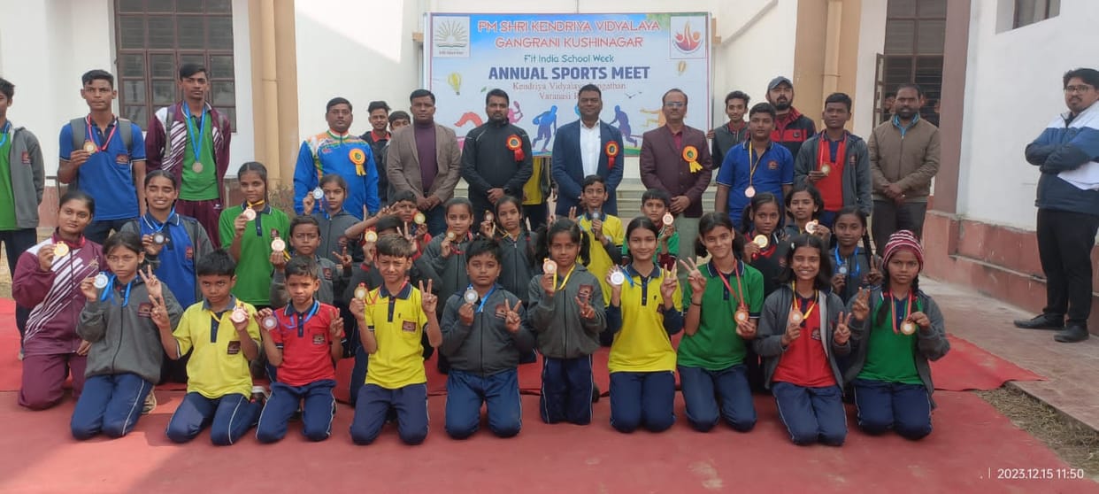 Tagore House declared winner and Shivaji House declared runner up in Kabaddi