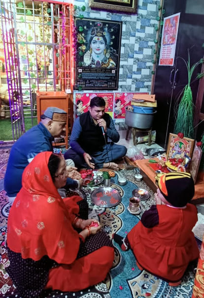 All troubles go away by listening to Satyanarayan's story.