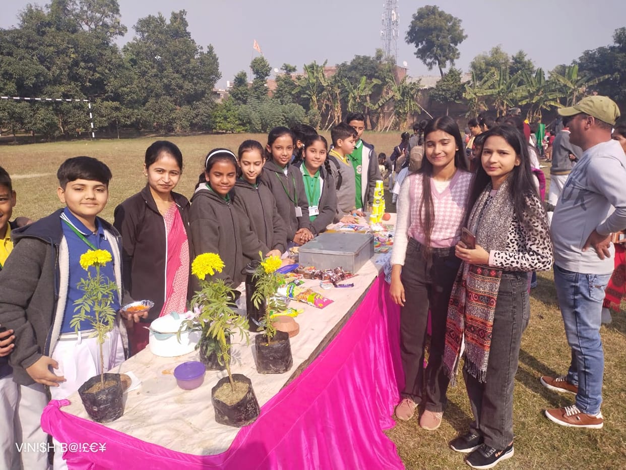 Students presented models and artworks
