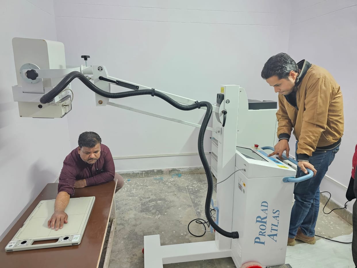 X-ray machine installed in CHC, patients get relief
