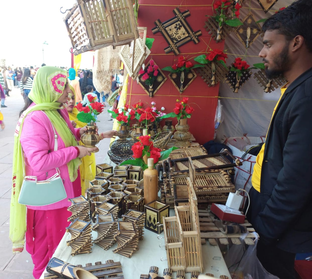 Jairul of Assam got recognition from hand made bamboo items