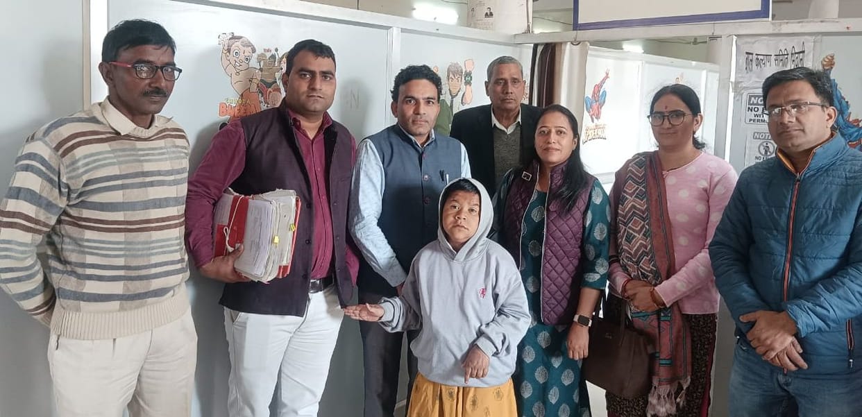 Due to the efforts of Prayas, Mehak of Bal Ashram got her own home