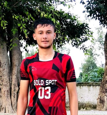 Niharika's selection in North Zone Inter University Hockey team