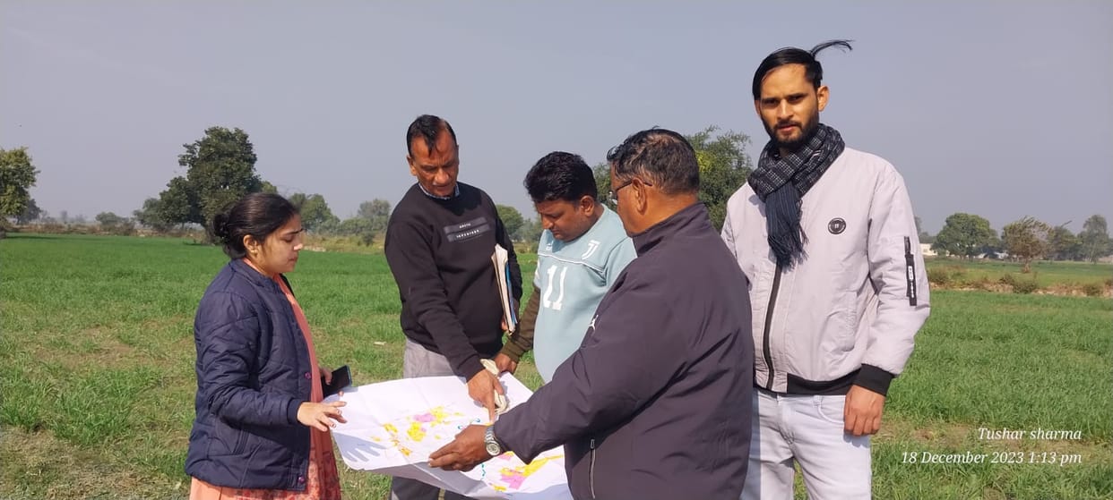The team who went to vacate 1000 bighas of land returned from sunshine