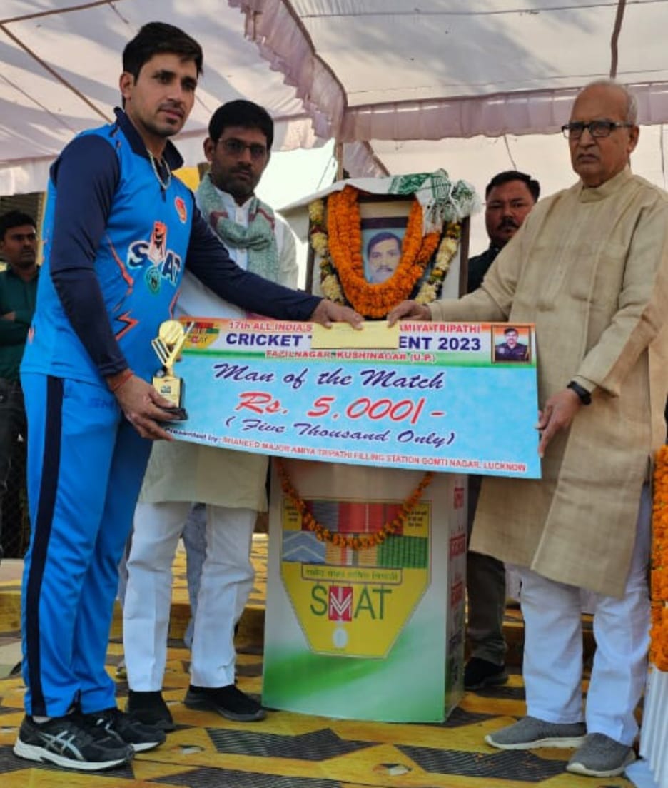 Delhi reached semi-finals after defeating Bodhgaya, Gaurav became man of the match