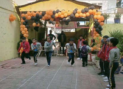 Abhinav tops in hurdle race and Madhav tops in long jump.