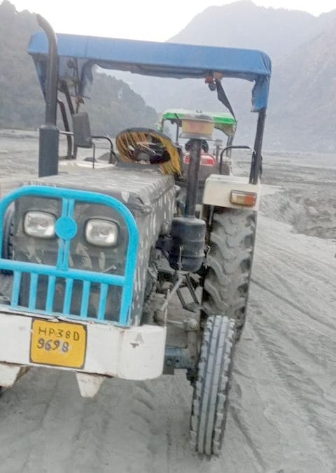 20 thousand fine recovered from 12 tractor owners doing illegal mining
