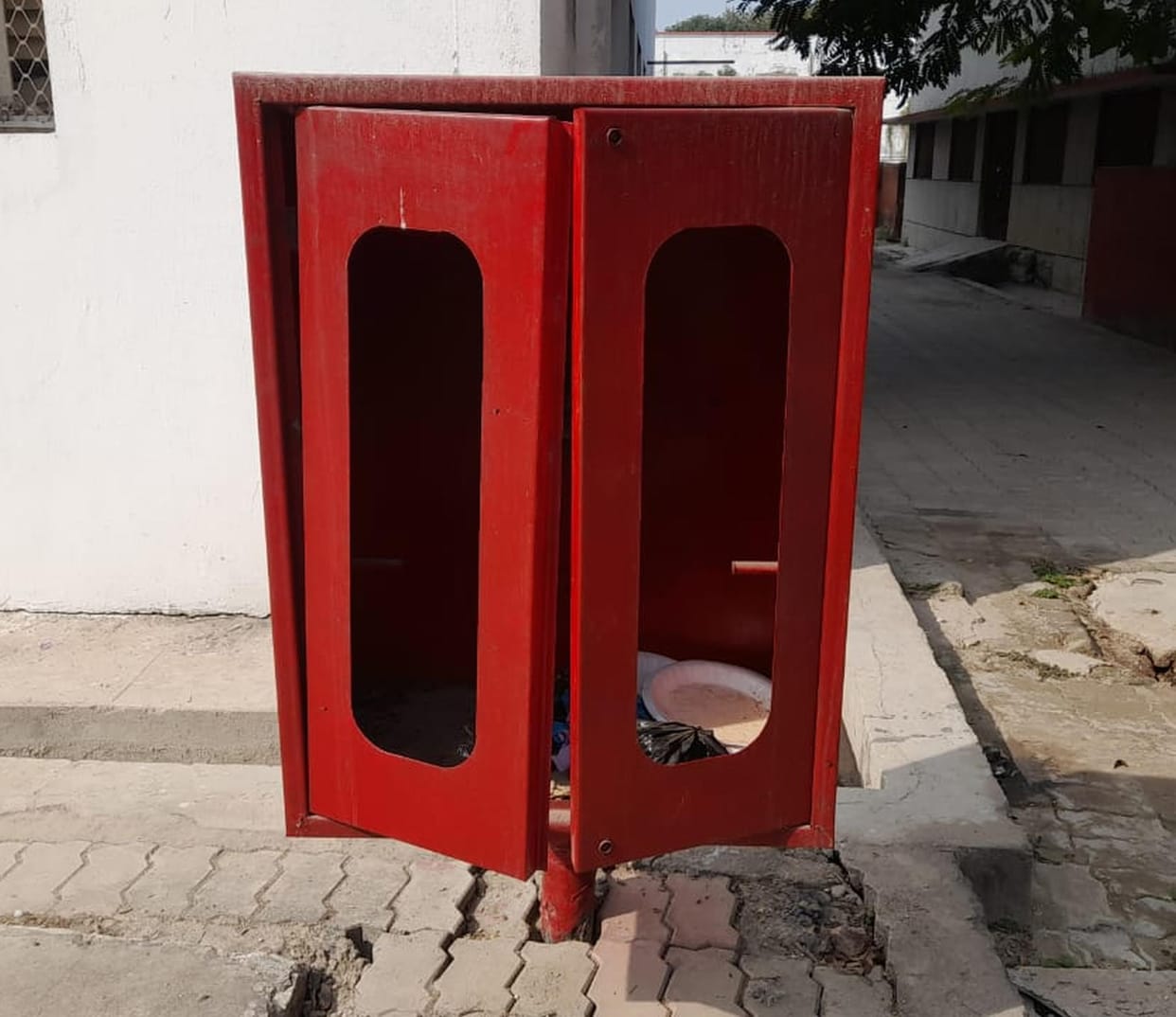 In case of fire, alarm will not sound nor water will be sprayed.