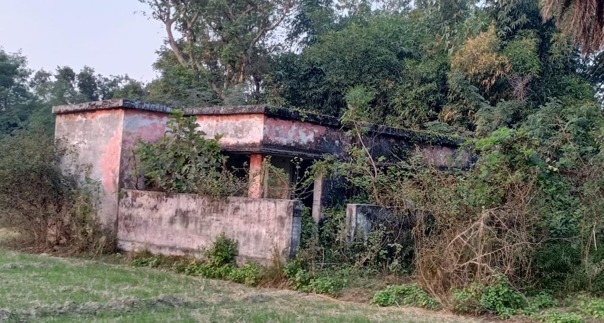 ANM center is falling into ruins due to neglect