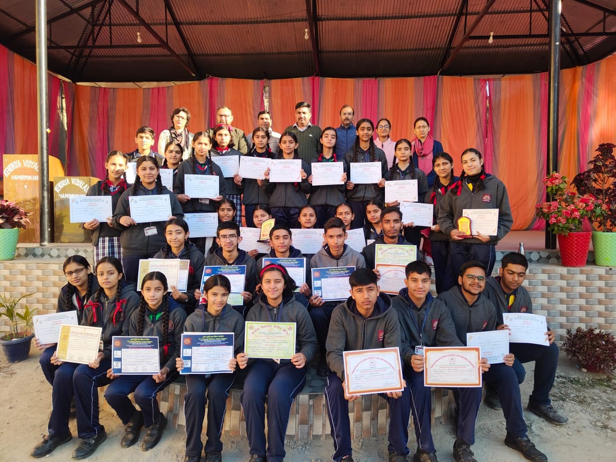 Child scientists honored in Kendriya Vidyalaya Hamirpur