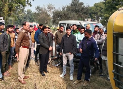 Speeding school bus collides with tree in Ughaiti, children narrowly escaped