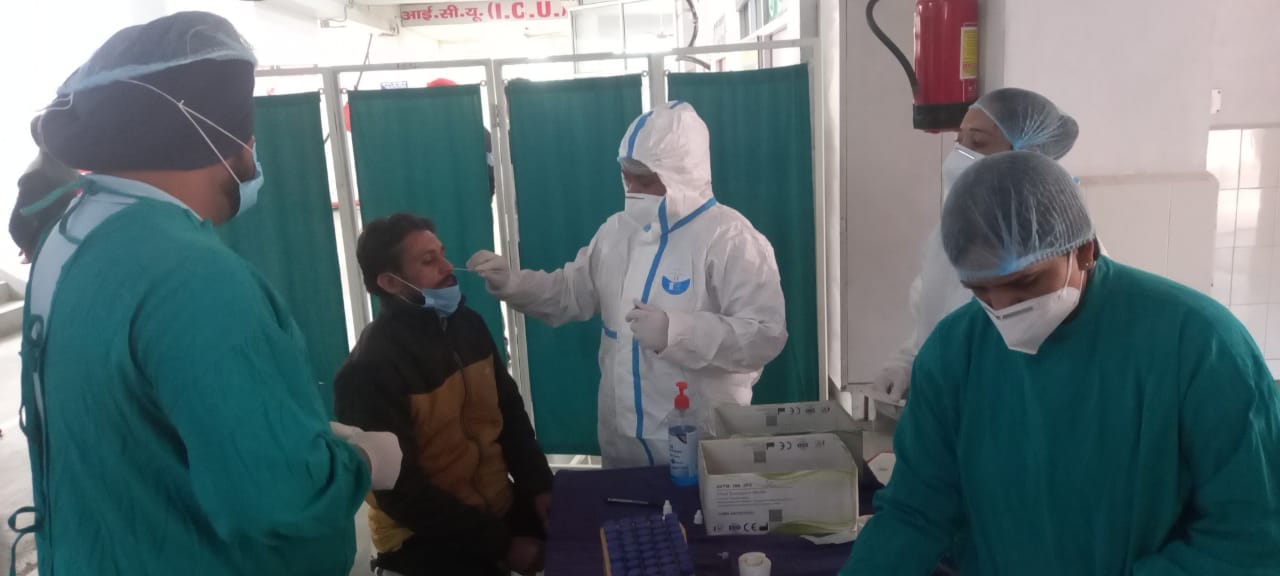 Health department started Covid investigation at its own level, took samples of 33 suspects in two days, made masks mandatory