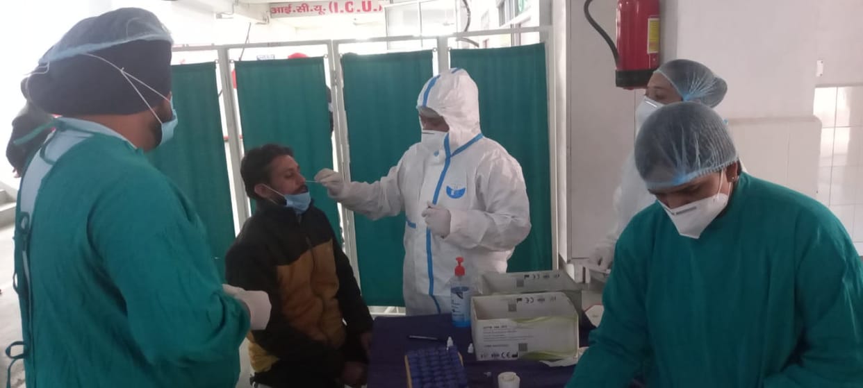 Health department started Covid investigation at its own level, took samples of 33 suspects in two days, made masks mandatory
