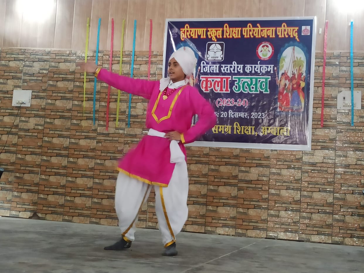 Ishi first in dance from government school