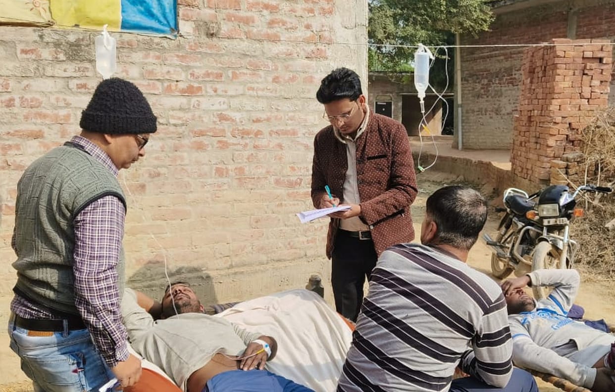 Diarrhea spreads in Jagatpur Bhichkaura village, 72 sick