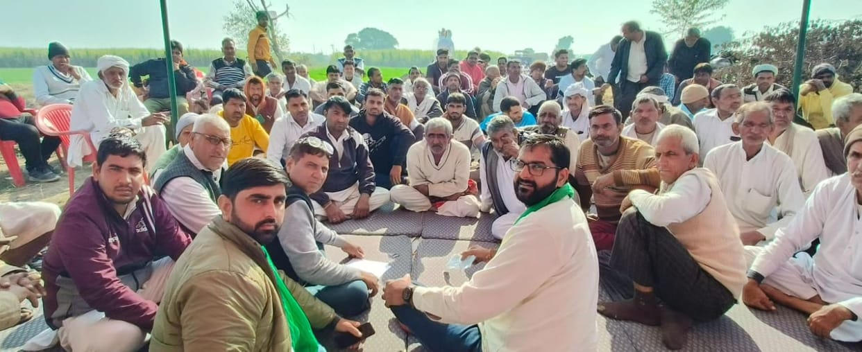 Farmers came out to protest against the refinery line, Mahapanchayat will be held in Sai on 29th