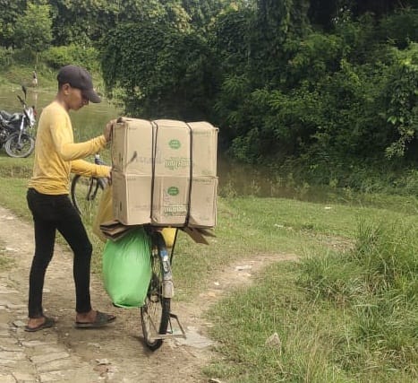 People with disabilities are making careers by taking drugs across the border.