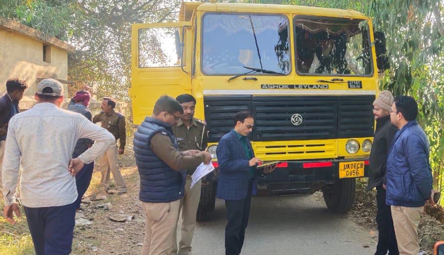 During checking, a fine of Rs 2 lakh was collected from the drivers.