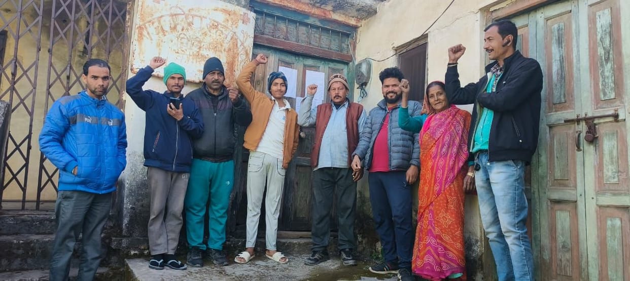 Villagers protested against closed PHC not opening