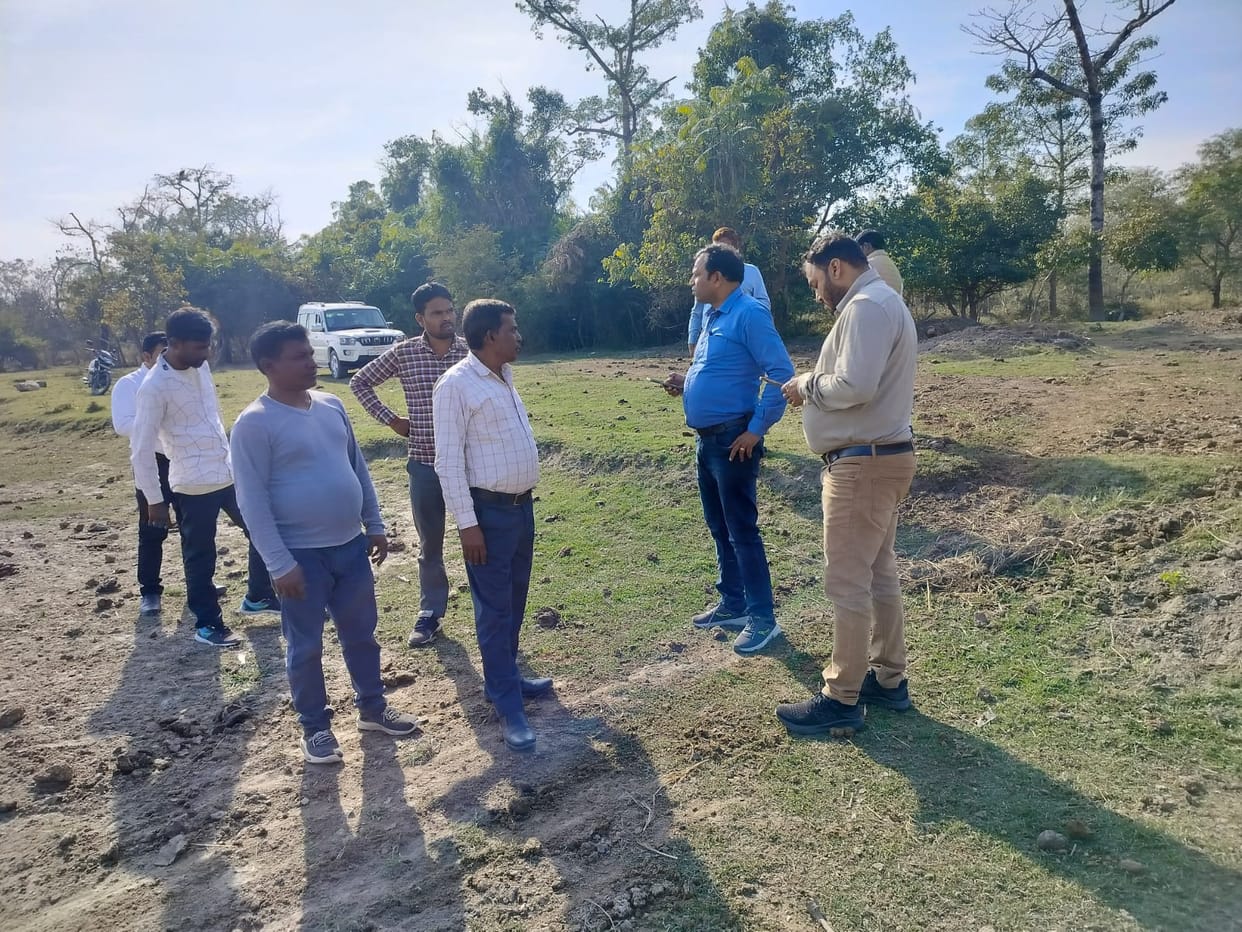 The team from Kanpur started the survey for channelization.