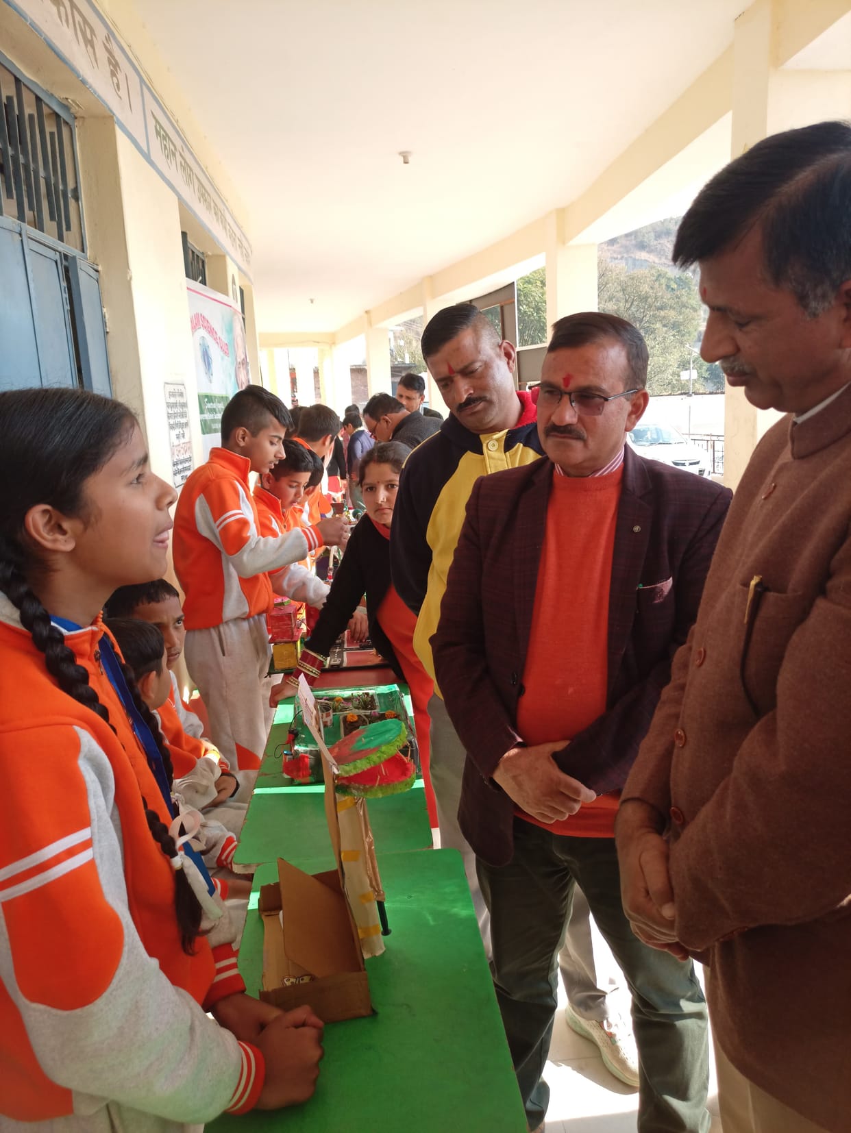 Model exhibition organized in Touni Devi School, Aditya stood first