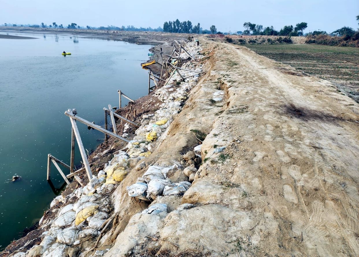 Proposal of Rs 30 lakh sent to repair the embankment