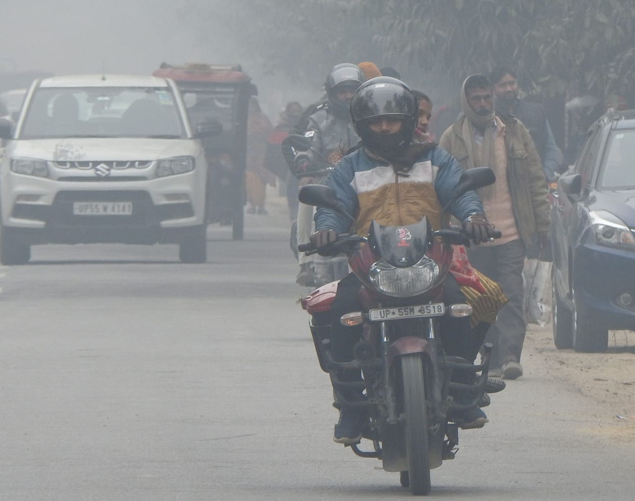 Minimum temperature increased by two degrees amid clouds