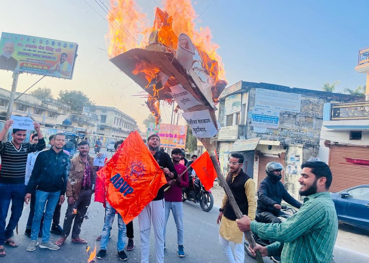 Lathi charging on students is shameful