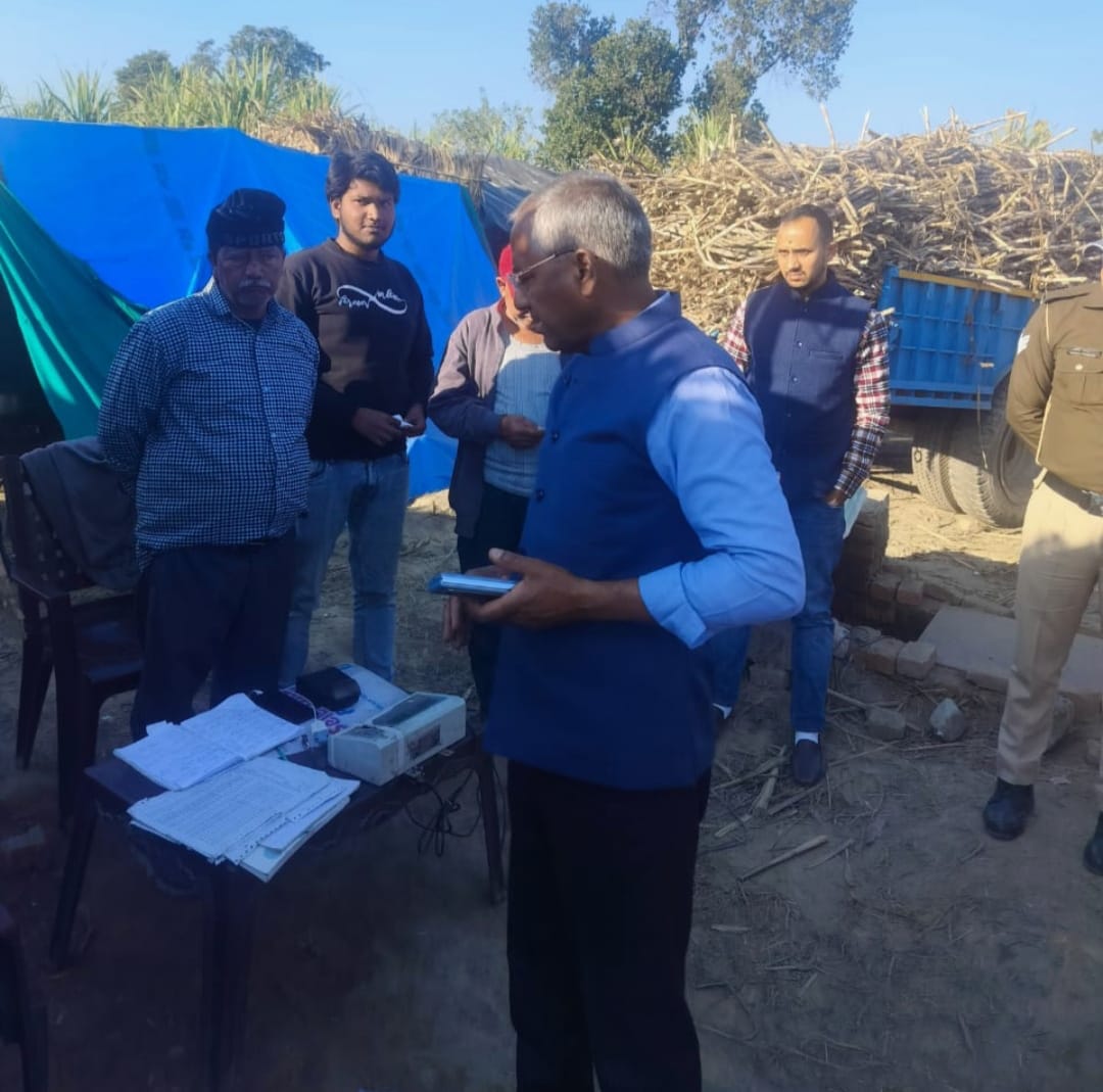 MLA restarted the sugarcane center which was closed for five days.