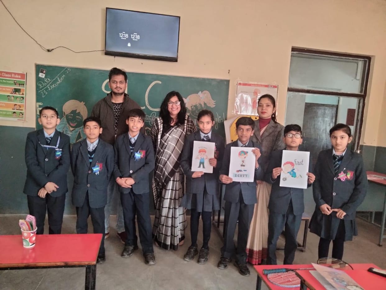 students led confrence organised in divine visdom school