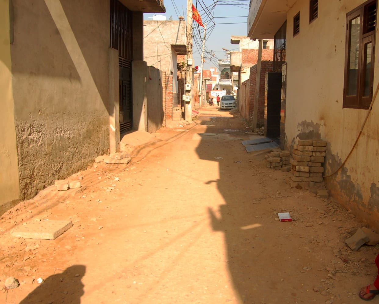 Road uprooted four months ago to lay pipe, work has not started yet