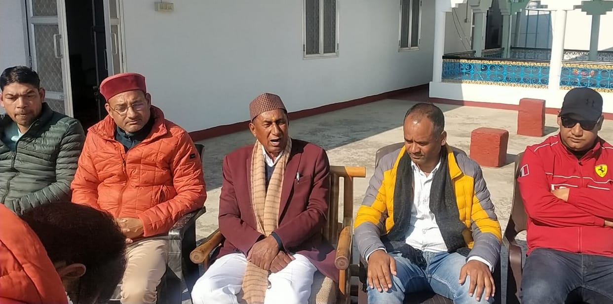 MLA Chufal appeared angry with the functioning of the officers