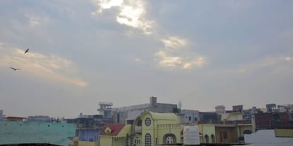 There were clouds in the morning, sunshine during the day gave relief
