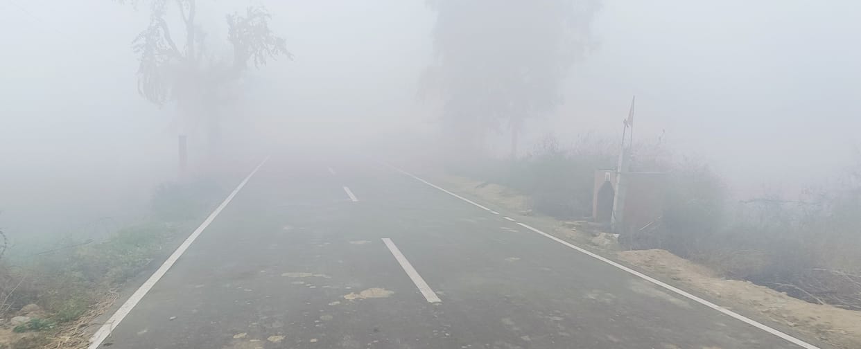 Visibility was only 10 meters in the fog, cold brought shivers