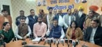 24जेएनडी23: पत्रकारों से बातचीत करते हुए राज्यसभा सांसद सुशील गुप्ता।