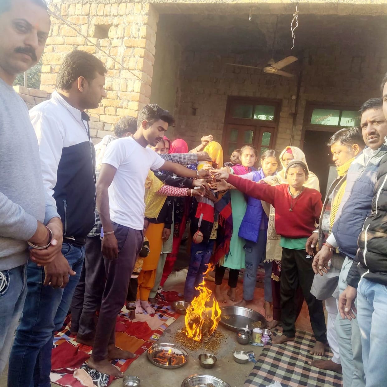 Three Hindu families who converted to Christianity returned home
