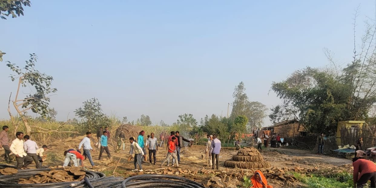 The administration vacated the land of the village society