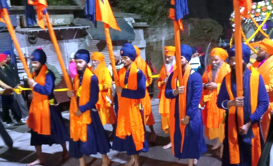 safar-e-shadat nagar-kirtan organised in nihaalgargh to nahan