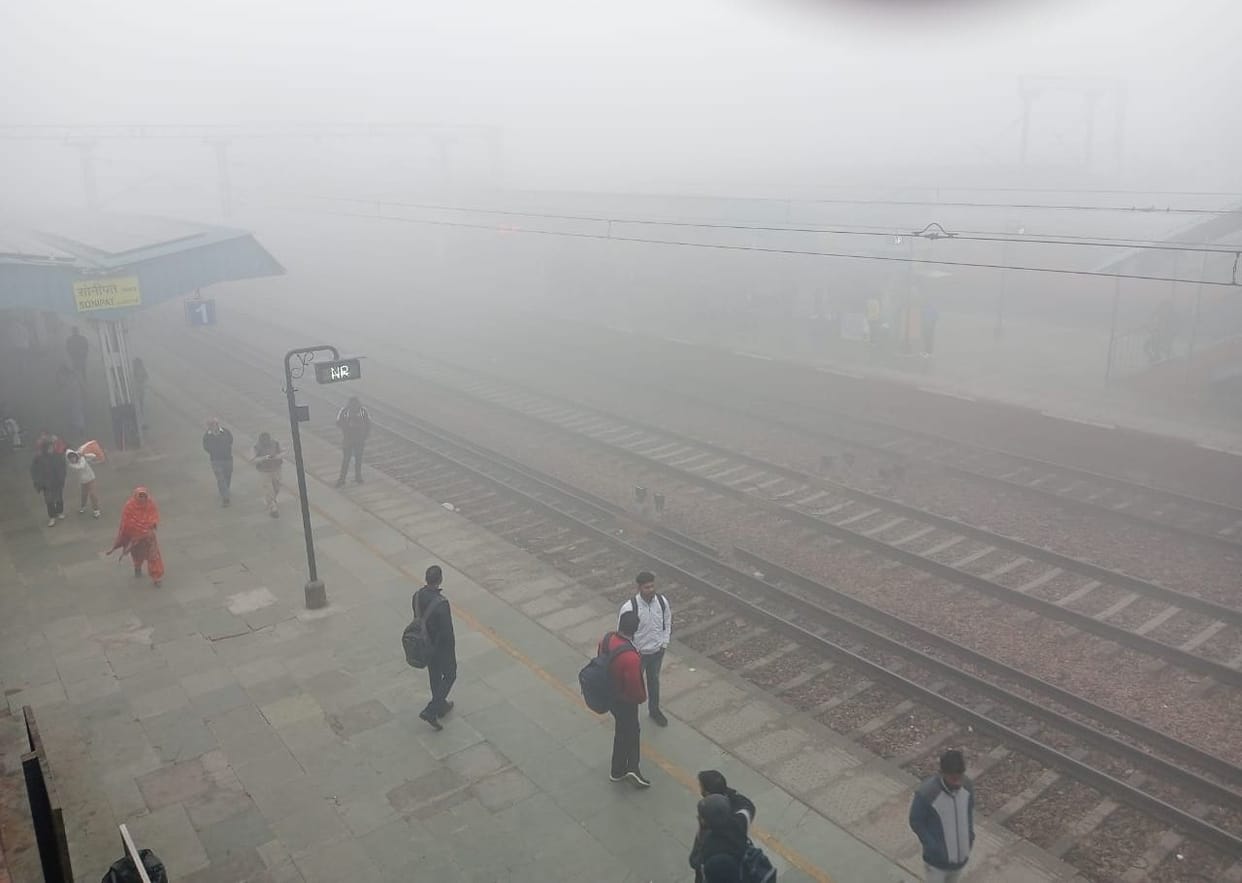 Trains delayed by up to eight hours due to fog
