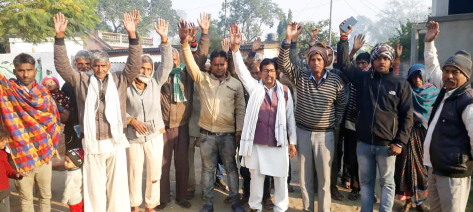 Demonstration was held alleging not providing nutrition