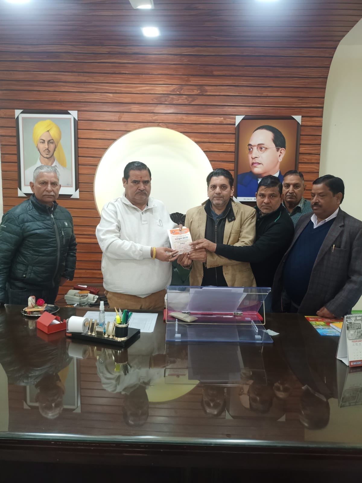 Committee gave invitation letters for Satluj Ghat Aarti
